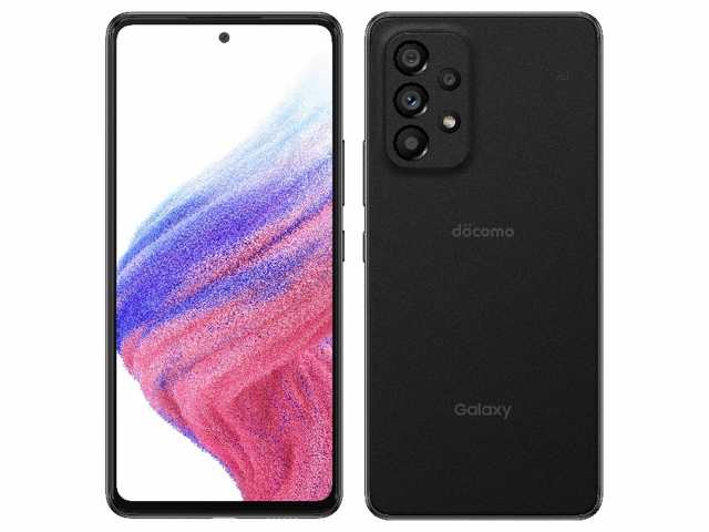 [新品 未使用品 白ロム ] SIMフリー Galaxy A53 5G SC-53C オーサムブラック ※赤ロム保証 [サムソン/Samsung][docomoからSIMロック解除