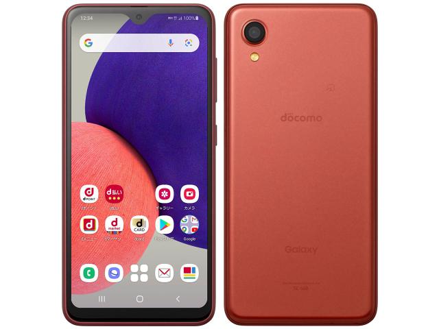 新品 訳あり 白ロム」SIMフリー Galaxy A22 5G SC-56B Red
