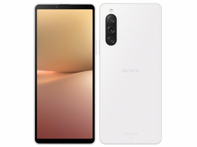 新品 未使用品 白ロム」SIMフリー Sony Xperia 10 V SOG11 ホワイト