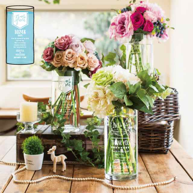 両親贈呈品 Thankful Flower Vase Flag オーダーメイド 両親プレゼント 花瓶 リース 記念品 結婚式 結婚 ウェディング の通販はau Pay マーケット Loop Flag