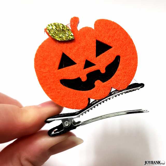 ヘアクリップ ハロウィン フェルト ポップ 可愛い おばけ ヘア