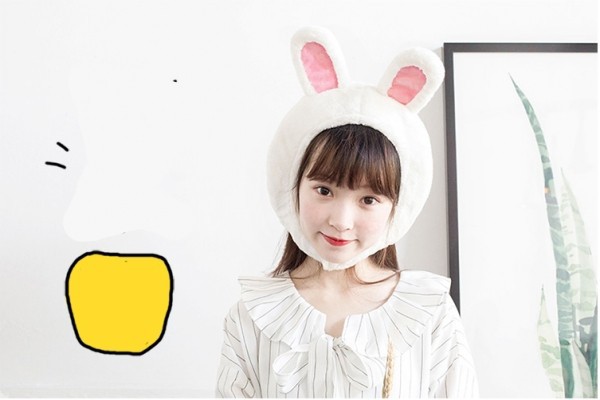 送料無料 人気の白うさぎの帽子 可愛い動物帽子 マスク 男女兼用 キッズ 仮装 ふわふわ 柔らか 癒し系 アニマル 無地の通販はau Pay マーケット サンク