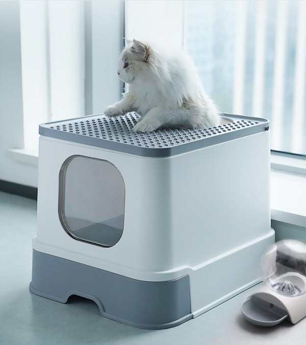 ペット トイレ 猫 小型犬 容器 高級 大きい 飛び散り防止 セット 洗える 簡易 小動物 掃除 清潔の通販はau Pay マーケット サンク