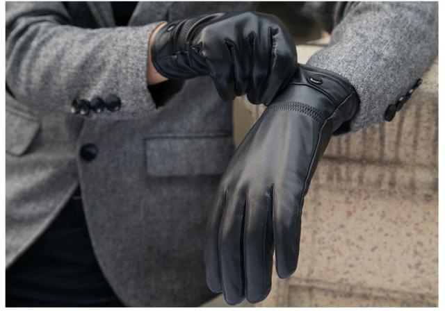 メンズ 革手袋 レザー手袋 バイク グローブ 防水 革 裏起毛 防寒 暖かい 紳士 スマホ対応 Puの通販はau Pay マーケット サンク