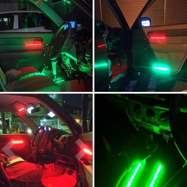 車テープライト Ledテープライト Rgb テープライト 車内装飾用 Usb式 高輝度 高品質 フットランプ 足下照明 音に反応 多種フラッシュモの通販はau Pay マーケット ショップ エリカ