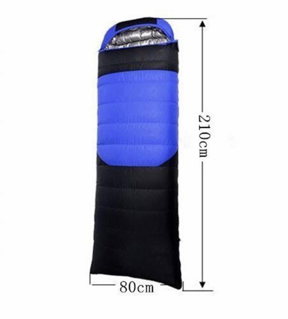 寝袋 冬用 軽量 封筒型 高級ダウン 寝袋【最低温度-30度】1700g-2600g