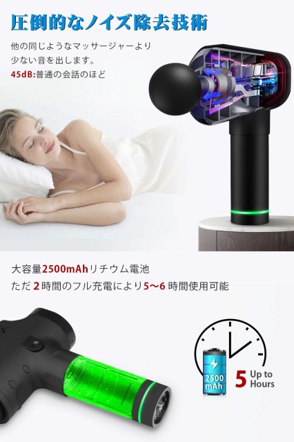 筋膜リリース電動マッサージ器 楽天市場】＼最安実質3,604円／半額&P10倍♪ 筋膜リリース ガン