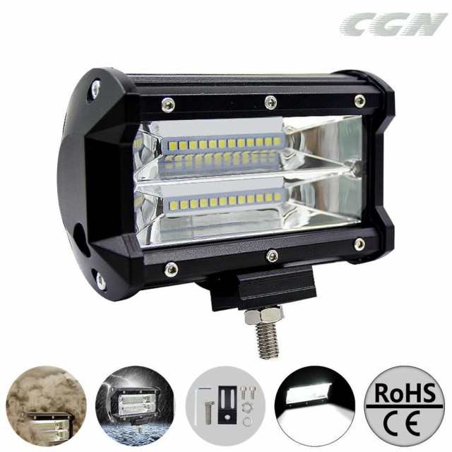 2個セット LED作業灯 デッキライト 防水 LED ワークライト 72w 12v-24v トラック 拡散タイプ 集魚灯 前照灯 の通販はau PAY  マーケット ＥＴＥＲＮＡＬ・ＪＵＳＴＩＣＥ au PAY マーケット－通販サイト