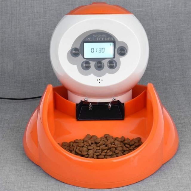 ペット用品液晶パネル猫と犬の餌箱インテリジェントフィーダー多機能自動ペット犬自動餌箱 安全の通販は 7,195円