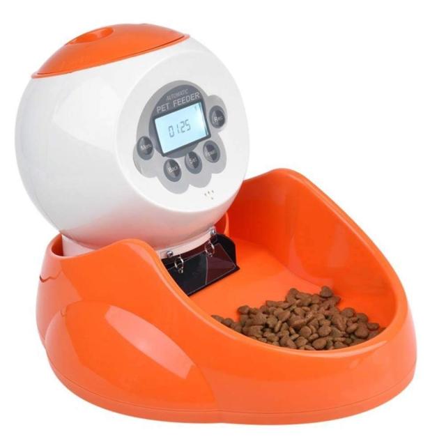ペット用品液晶パネル猫と犬の餌箱インテリジェントフィーダー多機能自動ペット犬自動餌箱 安全_2