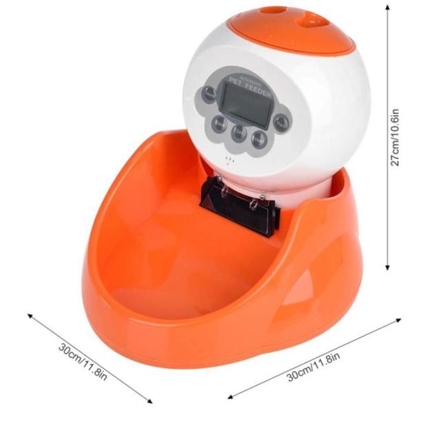ペット用品液晶パネル猫と犬の餌箱インテリジェントフィーダー多機能自動ペット犬自動餌箱 安全_4