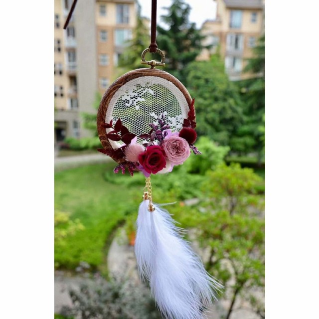 ドリームキャッチャー プリザーブドフラワー 車吊り飾り 壁掛け 枯れない 花 誕生日 プレゼント 卒業祝い 記念日 女性 彼女 プレゼンの通販はau Pay マーケット ショップ エリカ