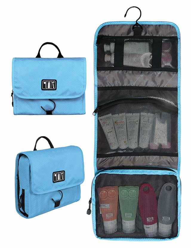 トイレタリーバッグ 吊り下げフック付き 洗面用具入れ 吊り下げ メッシュ トイレタリーバッグ バッグスマート 吊り下げ フック付き