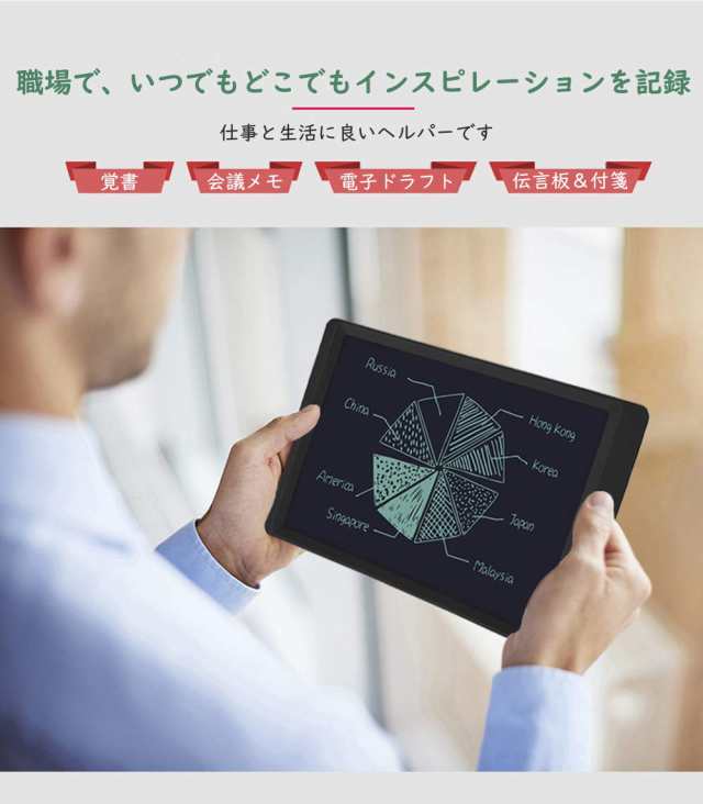 電子パッド 電子メモ帳 デジタルメモ Lcd液晶パネル ペン付き 携帯便利 書いて消せるボード 8 5インチ 学習 絵描き 携帯便利の通販はau Pay マーケット Atelier Yukiko