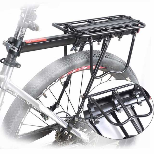 自転車 荷台 後ろ付け リアキャリア 耐荷重25kg バイク キャリア 反射板付 アルミ製の通販はau Pay マーケット Atelier Yukiko