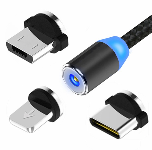 3in1ケーブル充電マグネット充電ケーブル 1本3役 多機種対応 Iphone Ipad 磁石 着脱式 急速充電の通販はau Pay マーケット Atelier Yukiko