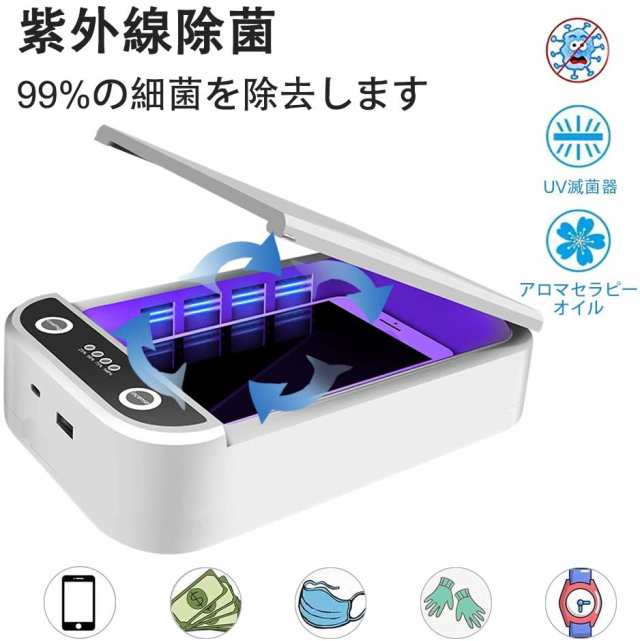 在庫処分 15 オフ マスク スマホ除菌器 99 細菌消滅 除菌ボックス Uv C紫外線滅菌 紫外線消毒ボックス 除菌器 殺菌器 消毒 Iphone Aの通販はau Pay マーケット Atelier Yukiko