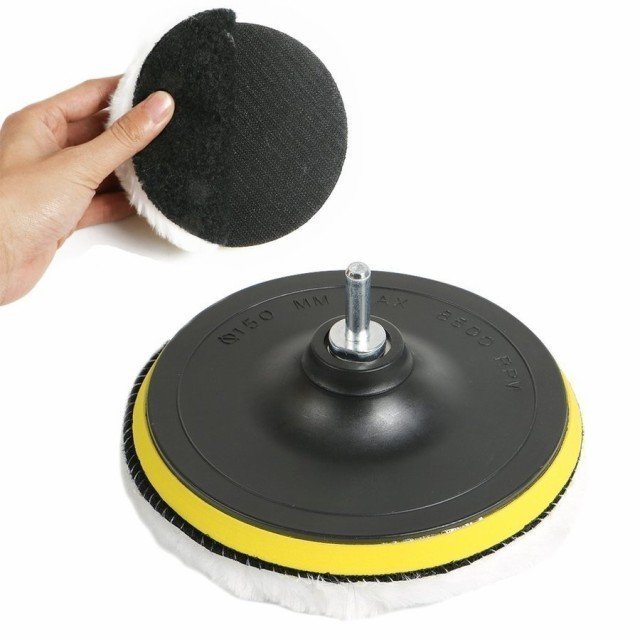 電動ドリル用 8点セット 洗車 ワックスがけ 研磨 塗装 180mm 電動ポリッシャー アダプター パッド 研磨バフの通販はau Pay マーケット Atelier Yukiko