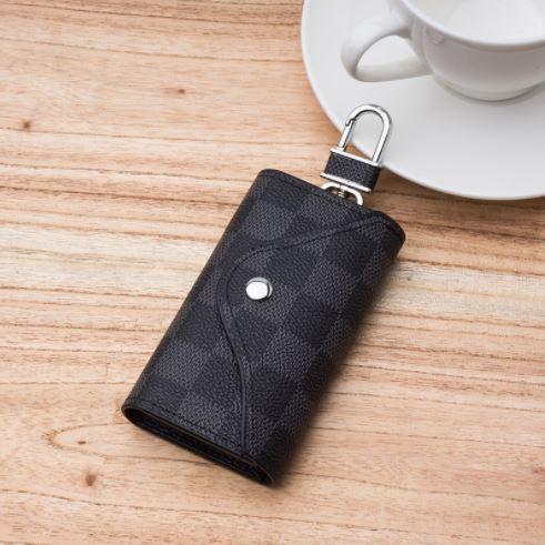 キーケース チェック柄 お洒落 Puレザー カードポケット 6連 スマートキー 鍵 カード ソフト 高級感 スタイリッシュ デザイン お洒落 プの通販はau Pay マーケット Tree Field