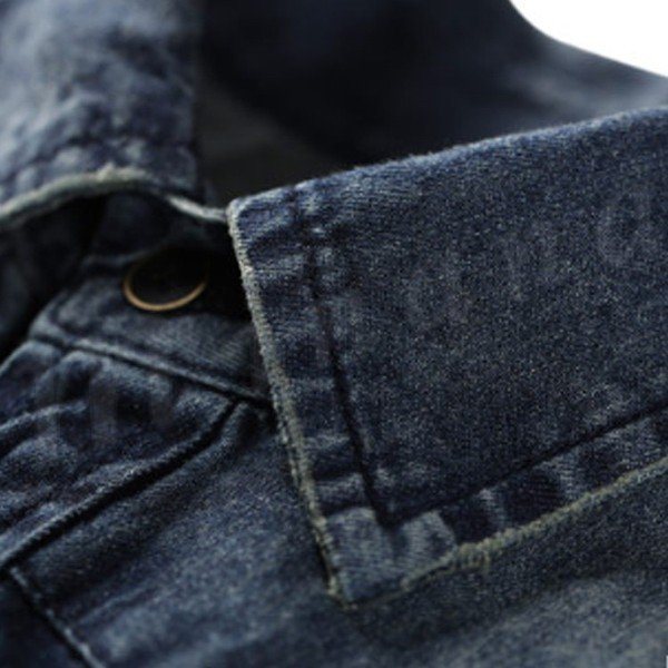 シャツ デニムシャツ メンズ トップス インナー アウター 長袖 ヴィンテージ加工ウエスタンデニムの通販はau Pay マーケット Seven Oceans