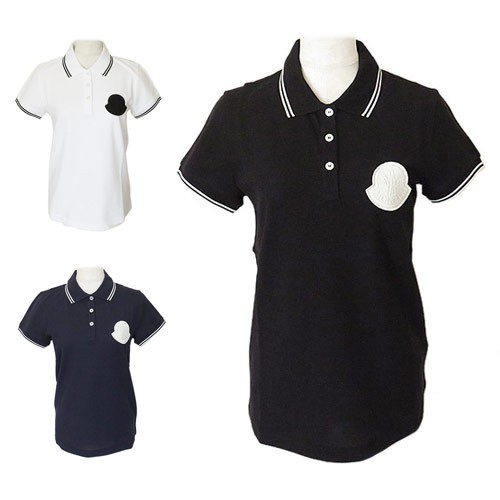 モンクレール ポロシャツ 半袖 レディース 8a V8003 フェルトロゴ Moncler Maglia Polo Manica Cの通販はau Pay マーケット Ilbブランドショップ Au Pay マーケット店