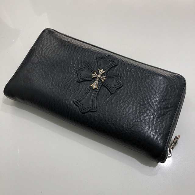 クロムハーツ クロス 本革 ロングウォレット Sv925 Chrome Hearts クロムハーツ 長財布 ラウンドファスナー 十字架 小物 メンズ ブラッの通販はau Pay マーケット 輸入ブランドとバッグ Elle Volage