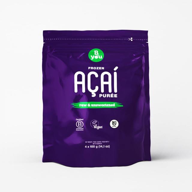 アサイー 無糖 400g(100g×4個) 15セット 計6g ブラジル直輸入 ピューレ