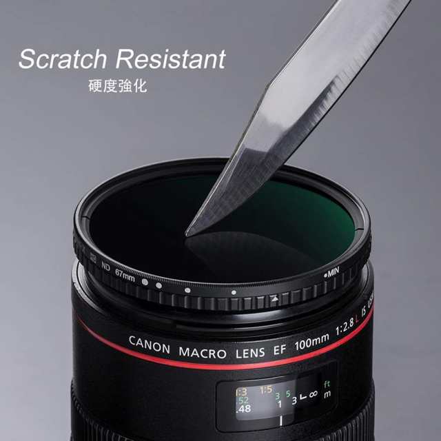 レンズフィルター KF Concept NDフィルター 52mm 可変式 ND2-ND32 減光フィルター X状ムラなし 超薄型 レンズフィルター  ネコポス 送料の通販はau PAY マーケット - makana mall | au PAY マーケット－通販サイト