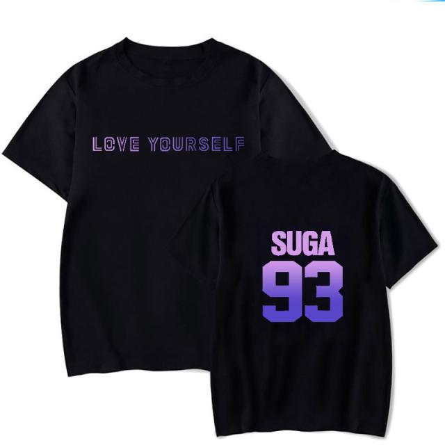 Bts Kpop 防弾少年団 レディース 半袖 Tシャツ 韓国アイドル コットン カジュアル 送料無料 カラー4種類 メンバー 6名の通販はau Pay マーケット K J Trade