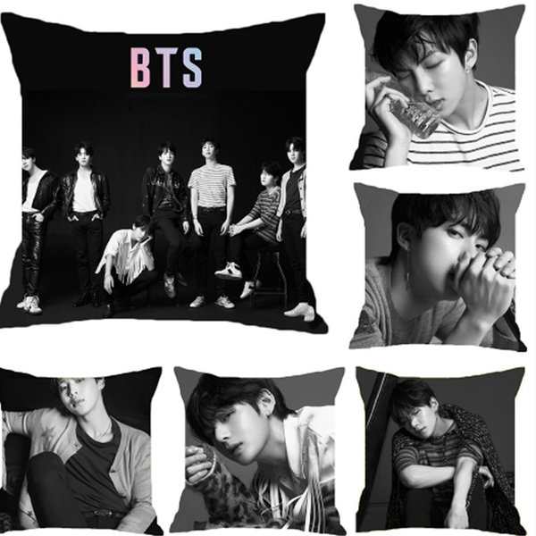 韓国アイドル クッションカバー ラブユアセルフ インテリア K Pop 防弾少年団 Bt21 Bts 45cm X 45cm クッション用 カバー 綿 100 Big の通販はau Pay マーケット K J Trade