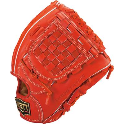 ゼット 硬式グローブ プロステイタス 2301SE 内野手用 右投げ 硬式野球 ディープオレンジ BPROG566S-5800-LH