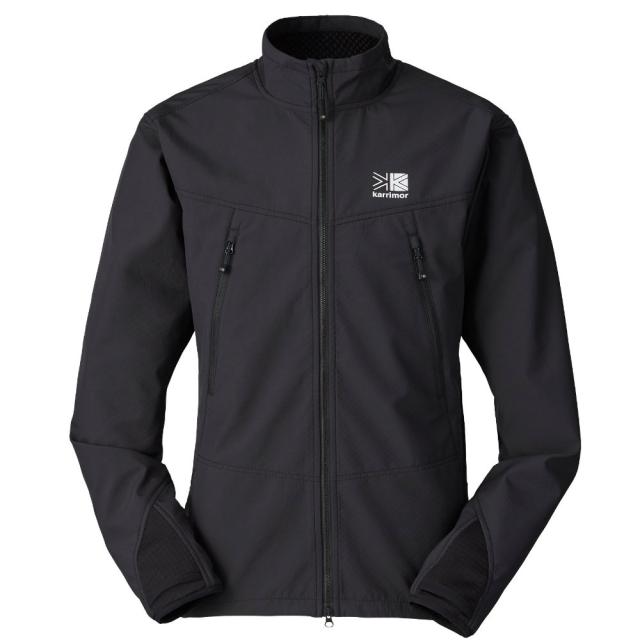 カリマー アクティブブレスジップアップ ジャケット メンズ ブラック 101505-9000