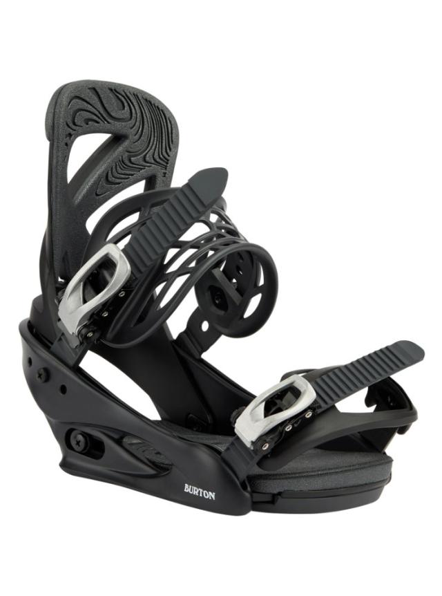 25-26 バートン スノーボード ビンディング レディース Burton スクライブ Re:Flex バインディング Mサイズ ブラック 10552108001-M_1