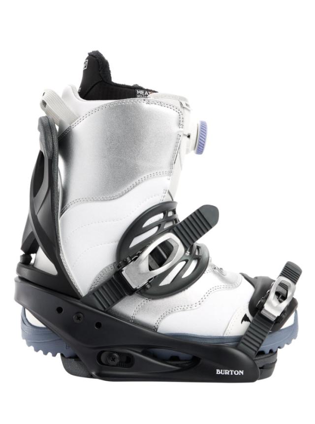 25-26 バートン スノーボード ビンディング レディース Burton スクライブ Re:Flex バインディング Mサイズ ブラック 10552108001-M_4