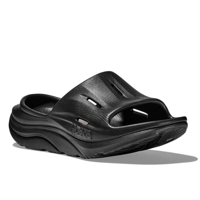 ホカ リカバリーサンダル オラ リカバリー スライド 3 メンズ レディース ブラック/ブラック HOKA 1135061-BBLC