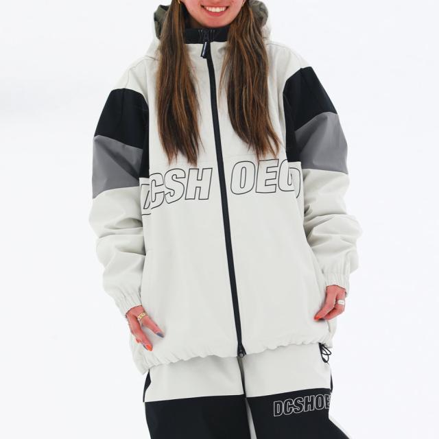 23-24 DC ディーシー シューズ スノーボードウェア スノーウェア メンズ スノーボードジャケット ホワイト DJK233901-WHT