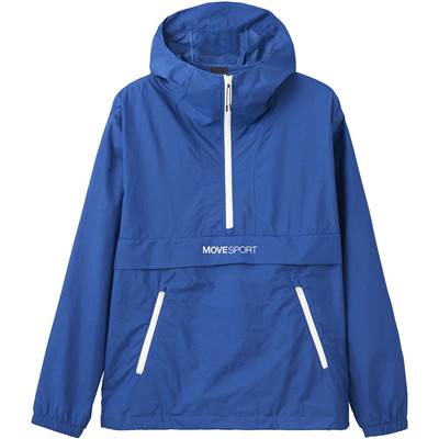 ムーブスポーツ ナイロンパーカー シェルジャケット パーカー メンズ ナイロンスパンライクアノラックパーカ ブルー DMMWJF10-BL MOVE Sport デサントの通販は