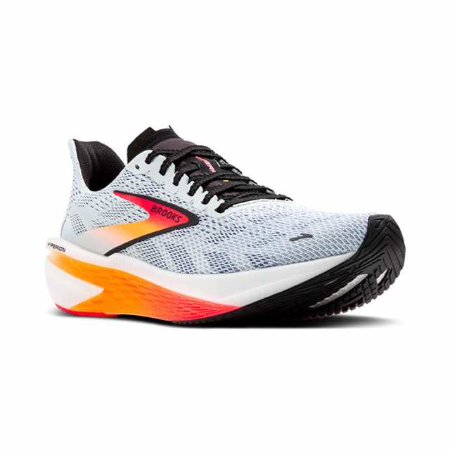 2024年秋冬 新作 BROOKS ブルックス ハイペリオン2 ランニングシューズ メンズ ホワイト/オレンジ BRM4323-WXOR