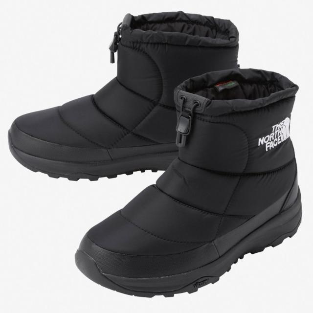 ノースフェイス スノーブーツ ヌプシブーティ ウォータープルーフ ロゴ ショート アークティックグリップ ユニセックス ブラック 23.0-29.0cm NF52485-KW ザ・ノース・フェイス
