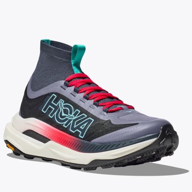 ホカオネオネ トレイルランニングシューズ レディース テクトン X 3  ストーミー スカイズ/セリーズ HOKA 1155114-SSC