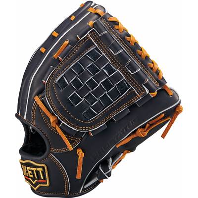 ゼット 一般軟式グローブ プロステイタス 源田選手タイプ 二塁手・遊撃手用 右投げ 軟式野球 ナイトブラック/オークブラウン BRGB30561-1936N-LH
