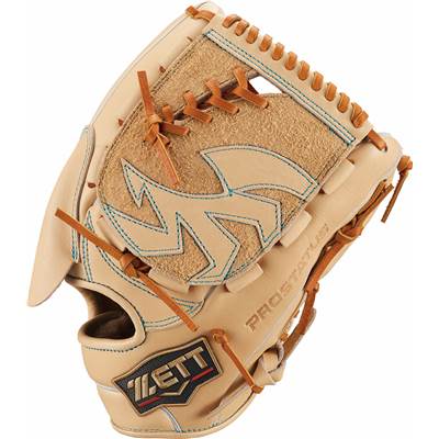 ゼット 一般軟式グローブ プロステイタスSE 投手用 右投げ 軟式野球 パステルブラウン/オークブラウン BRGB601S-3236-LH