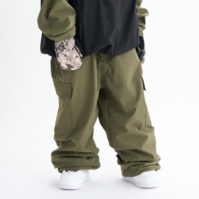 22 DC  CARGO PT スノーパンツ DPT223904 カーキ 22 DC SNOW CARGO PT スノーパンツ DPT223904 カーキ 24-25 DC