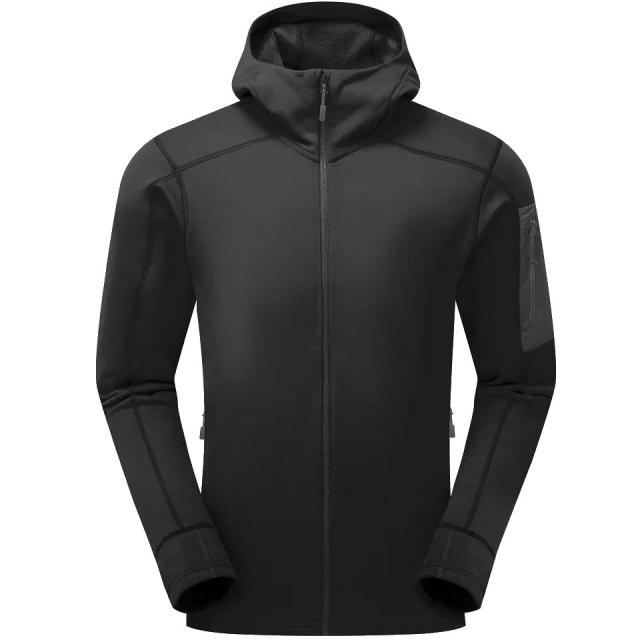 Rab ラブ フリースジャケット メンズ Modulus Hoody Black QFG15-Black Rab アウトドア ウェア