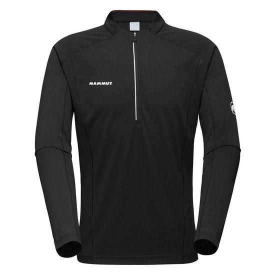 マムート エナジー ファーストレイヤー ハーフジップ ロングスリーブ アジアンフィット メンズ ブラック 1016-01310-0001