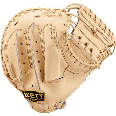 ゼット 一般軟式用 キャッチャーミット プロステイタス 24 右投げ 軟式野球 パステルブラウン BRCB30920-3200-LH