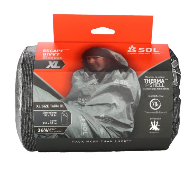 SOL エスオーエル エスケープヴィヴィ XL グレー ビバークサック 14020