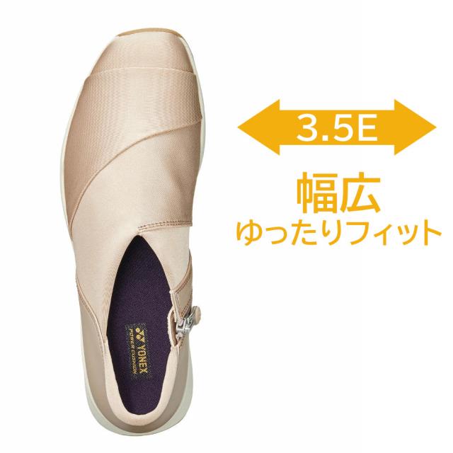 ヨネックス パワークッション L120 レディース ウォーキングシューズ スリッポン 3.5E 全4色 22.0-25.0cm SHWL120