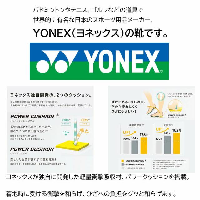 ヨネックス パワークッション L120 レディース ウォーキングシューズ スリッポン 3.5E 全4色 22.0-25.0cm SHWL120