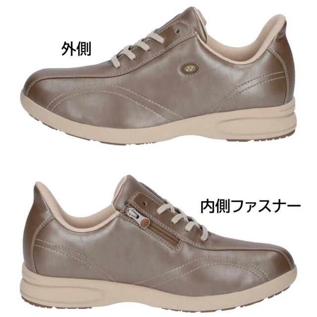 ヨネックス パワークッション L130W レディース ウォーキングシューズ 4.5E 幅広 22.0-25.0cm 全4色 手を使わずに履ける靴 SHWL130W